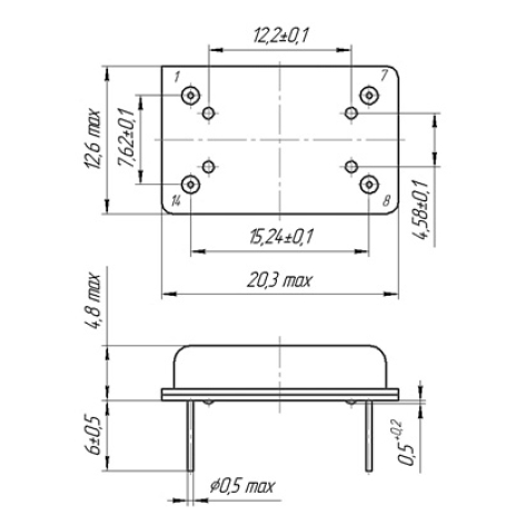 GK308-P-T - Dimensions